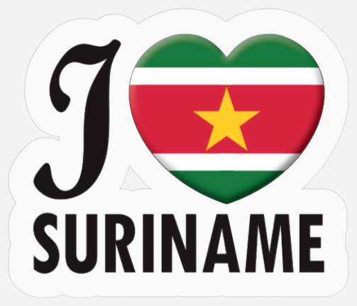 Suriname Love Stickers