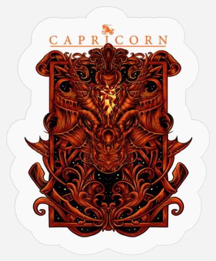 Capricorn December January Birthday Horoscope Stickers